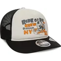 sort-og-hvid-american-ride-or-die-9fifty-retro-crown-a-frame-trucker-cap-fra-new-era