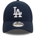 marinebla-justerbar-9forty-linen-los-angeles-dodgers-mlb-kasket-fra-new-era