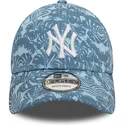 new-era-new-york-yankees-mlb-9forty-summer-all-over-print-justerbar-bla-kasket-med-buet-skygge