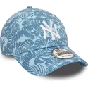 new-era-new-york-yankees-mlb-9forty-summer-all-over-print-justerbar-bla-kasket-med-buet-skygge