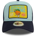 kasketter-buet-bla-snapback-a-frame-af-new-era