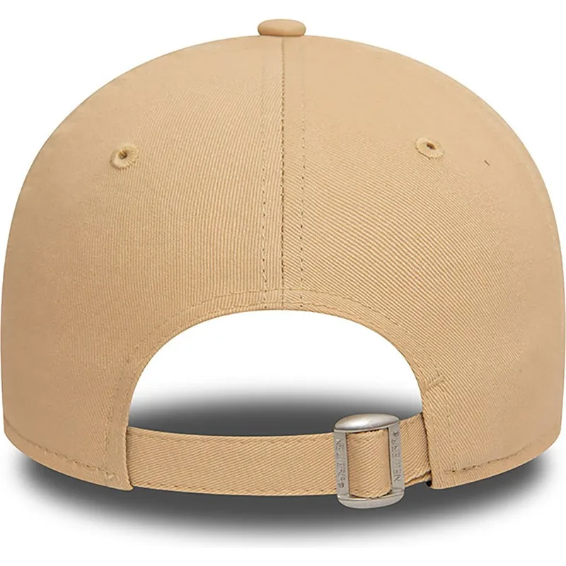 brun-justerbar-9twenty-floral-new-york-yankees-mlb-kasket-fra-new-era