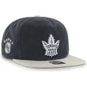 kasketter-flad-marinebla-snapback-fra-toronto-maple-leafs-nhl-af-47-brand