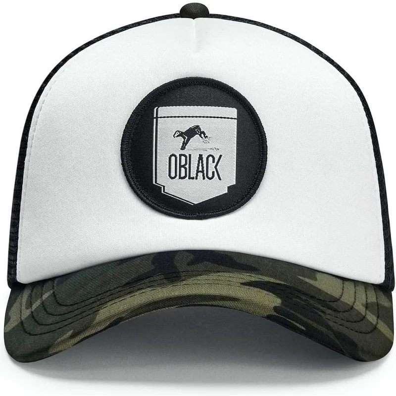 hvid-sort-og-camouflage-classic-trucker-kasket-fra-oblack