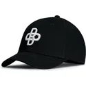 sort-justerbar-baseballkasket-med-buet-skygge-peach-fra-oblack