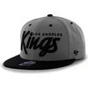 kasketter-flad-gra-snapback-de-letras-fra-los-angeles-kings-nhl-af-47-brand