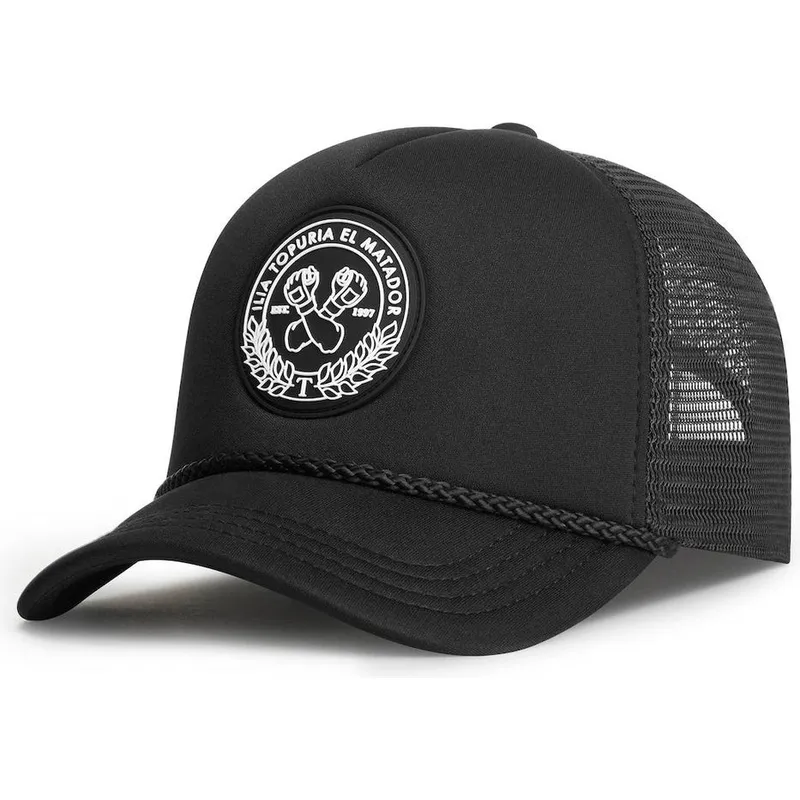 kasketter-buet-sort-snapback-af-oblack