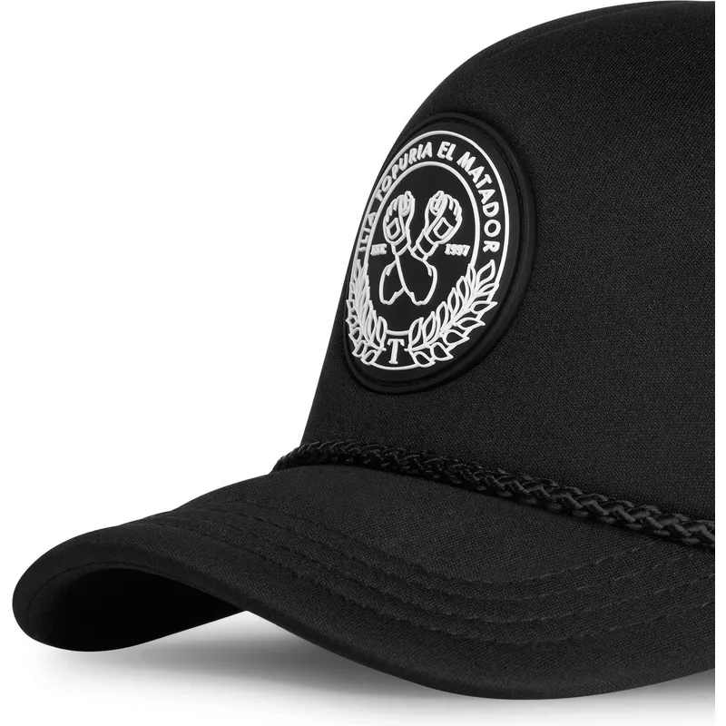 kasketter-buet-sort-snapback-af-oblack