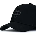 sort-justerbar-baseballkasket-med-buet-skygge-og-sort-oblack-logo