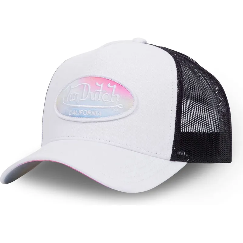 hvid-og-sort-trucker-kasket-pastel-whi-fra-von-dutch