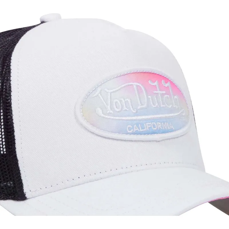 hvid-og-sort-trucker-kasket-pastel-whi-fra-von-dutch