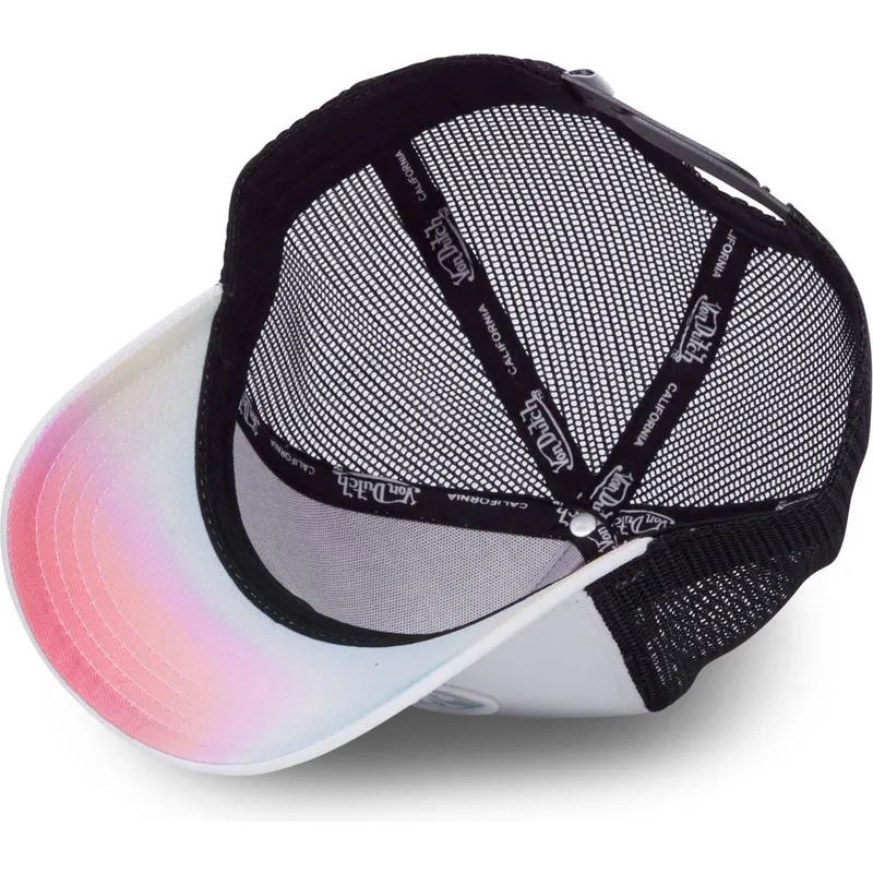 hvid-og-sort-trucker-kasket-pastel-whi-fra-von-dutch