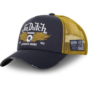 gorra-trucker-gra-og-gul-crew14-fra-von-dutch