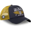 von-dutch-crew14-gra-og-gul-trucker-cap