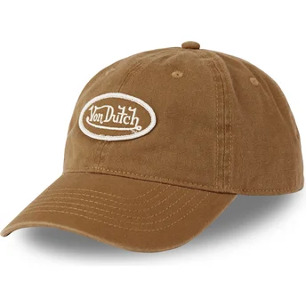 Von Dutch buet brim LOG ARG brun justerbar kasket