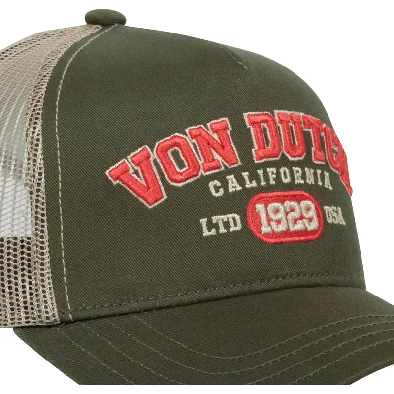 kasketter-buet-gron-snapback-af-von-dutch kasketter-buet-gron-snapback-af-von-dutch