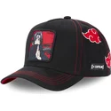 kasketter-buet-sort-snapback-til-barn-itachi-uchiha-naruto-af-capslab