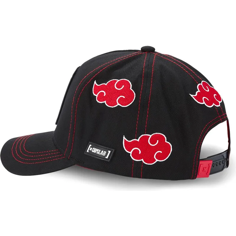 kasketter-buet-sort-snapback-til-barn-itachi-uchiha-naruto-af-capslab