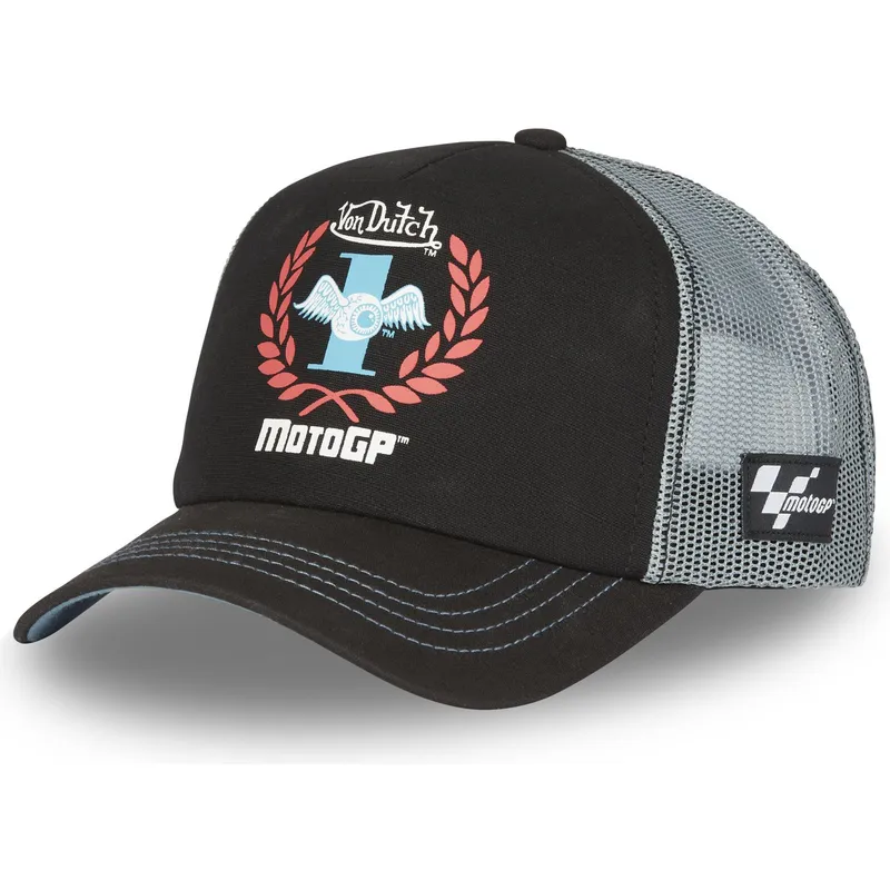 von-dutch-moto-gp4-sort-og-gra-trucker-kasket