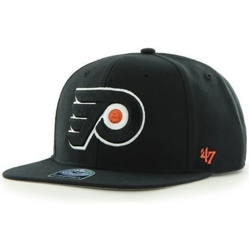 kasketter-flad-sort-snapback-fra-philadelphia-flyers-nhl-af-47-brand