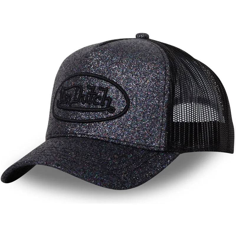 sort-trucker-kasket-glitter-nr-fra-von-dutch