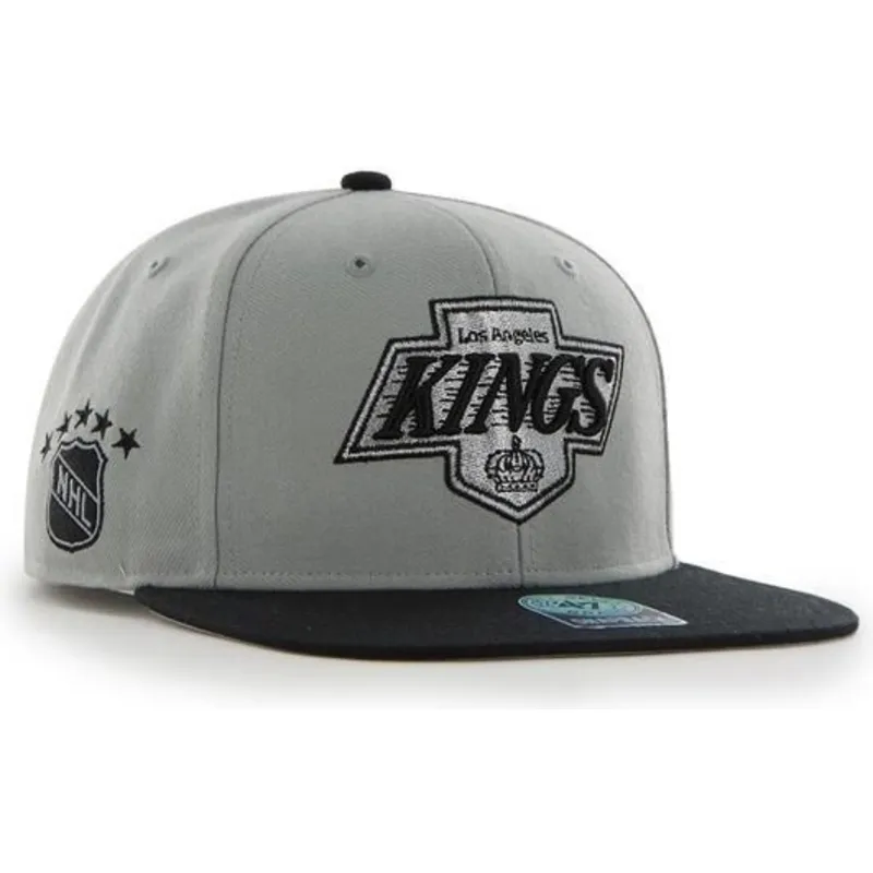 kasketter-flad-gra-snapback-fra-los-angeles-kings-nhl-af-47-brand
