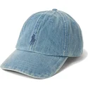 bla-justerbar-buet-kasket-med-blat-logo-classic-sport-denim-fra-polo-ralph-lauren