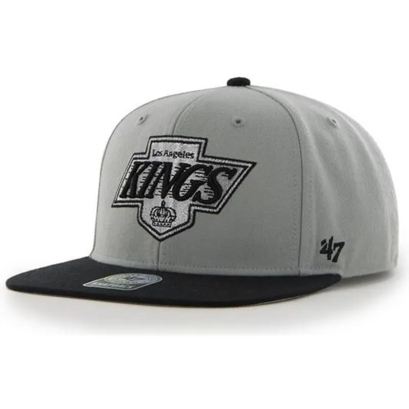 kasketter-flad-gra-snapback-fra-los-angeles-kings-nhl-af-47-brand