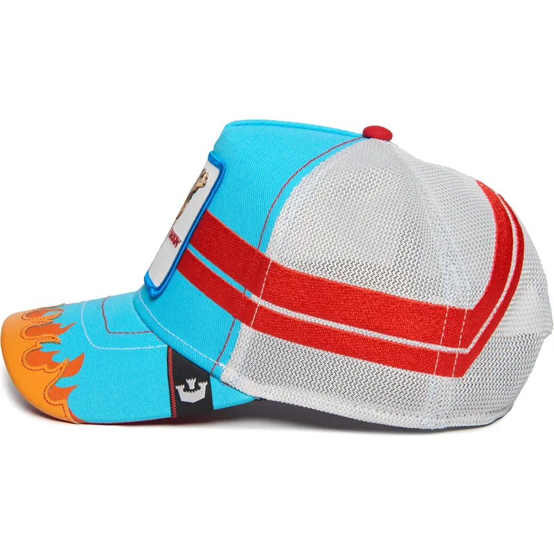 trucker-kasket-bla-og-hvid-dromedar-smokin-somebody-stop-me-supercharged-the-farm-fra-goorin-bros