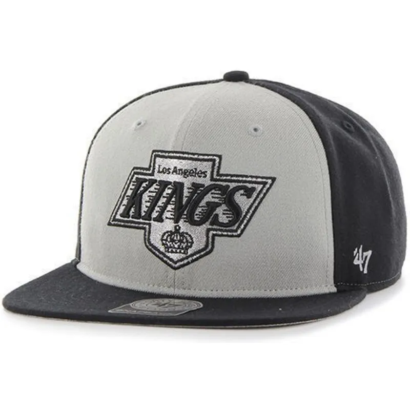 kasketter-flad-gra-snapback-fra-los-angeles-kings-nhl-af-47-brand
