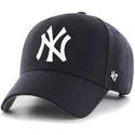 marinebla-new-york-yankees-mlb-kasket-med-buet-skygge-fra-47-brand