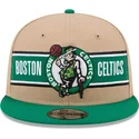 brun-og-gron-flat-cap-snapback-9fifty-draft-2024-fra-boston-celtics-nba-fra-new-era