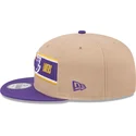los-angeles-lakers-nba-9fifty-draft-2024-brun-og-violet-snapback-flat-kasket-fra-new-era