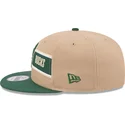 brun-og-gron-snapback-fladskygget-kasket-9fifty-draft-2024-fra-milwaukee-bucks-nba-af-new-era