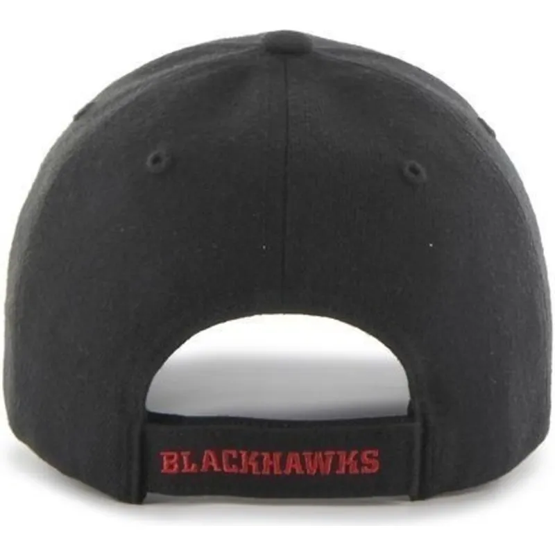 sort-buet-kasket-fra-chicago-blackhawks-nhl-af-47-brand