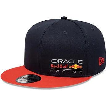 New Era Flad Skygge 9FIFTY Essential Red Bull Racing Formel 1 Flådeblå og Orange Snapback Kasket