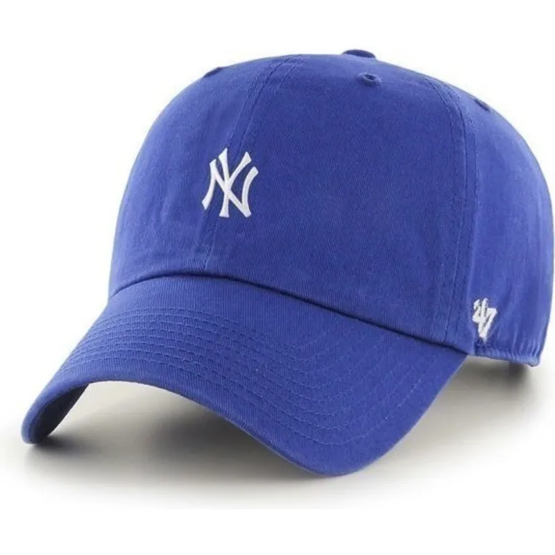 kasketter-buet-bla-justerbar-rem-fra-new-york-yankees-mlb-af-47-brand