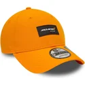 kasketter-buet-orange-snapback-9forty-repreve-fra-mclaren-racing-formula-1-af-new-era