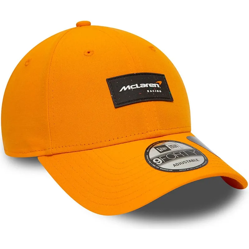 kasketter-buet-orange-snapback-9forty-repreve-fra-mclaren-racing-formula-1-af-new-era kasketter-buet-orange-snapback-9forty-repreve-fra-mclaren-racing-formula-1-af-new-era