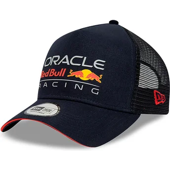 Marineblå A Frame Essential trucker kasket fra Red Bull Racing Formula 1 fra New Era