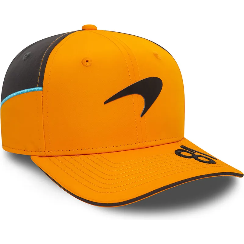kasketter-buet-orange-snapback-oscar-piastri-9fifty-original-fit-fra-mclaren-racing-formula-1-af-new-era