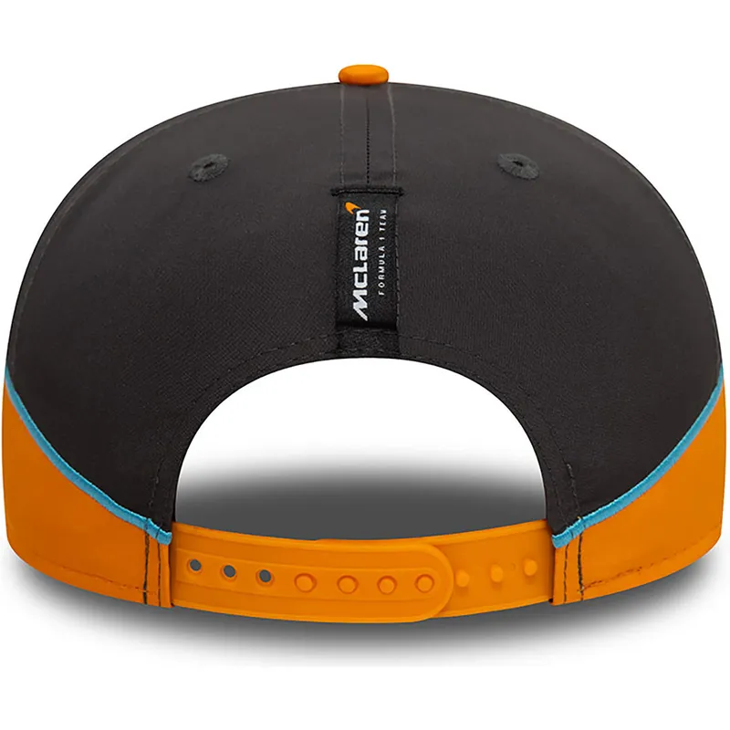 kasketter-buet-orange-snapback-oscar-piastri-9fifty-original-fit-fra-mclaren-racing-formula-1-af-new-era