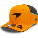 kasketter-buet-orange-snapback-lando-norris-9fifty-original-fit-fra-mclaren-racing-formula-1-af-new-era