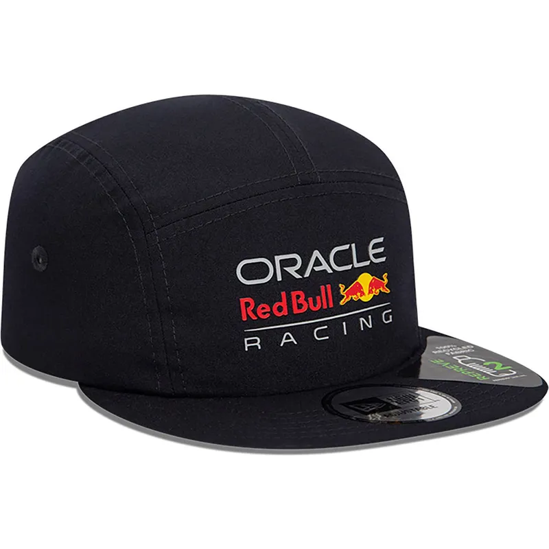 kasketter-flad-marinebla-justerbar-rem-camper-repreve-fra-red-bull-racing-formula-1-af-new-era