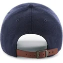 kasketter-buet-marinebla-justerbar-rem-cinta-de-piel-fra-new-york-yankees-mlb-af-47-brand