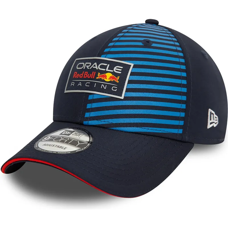 kasketter-buet-marinebla-snapback-9forty-fra-red-bull-racing-formula-1-af-new-era