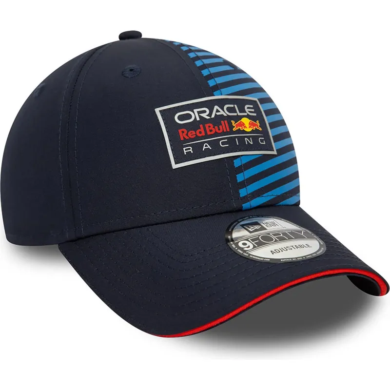 kasketter-buet-marinebla-snapback-9forty-fra-red-bull-racing-formula-1-af-new-era