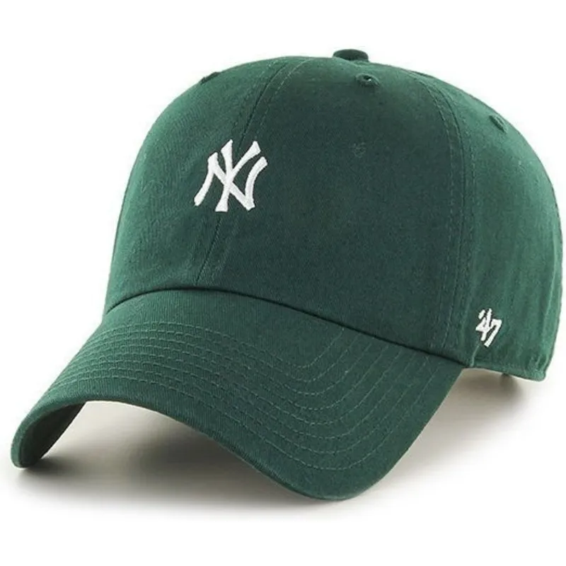 kasketter-buet-gron-justerbar-rem-pequeno-fra-new-york-yankees-mlb-af-47-brand