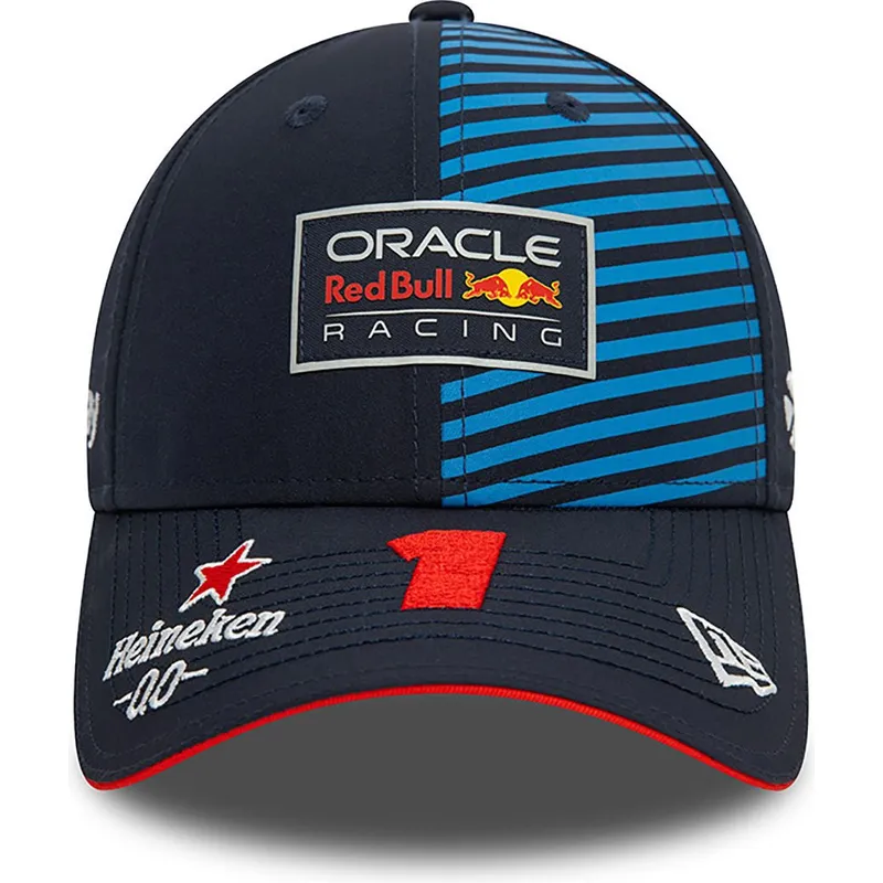kasketter-buet-marinebla-snapback-max-verstappen-9forty-fra-red-bull-racing-formula-1-af-new-era