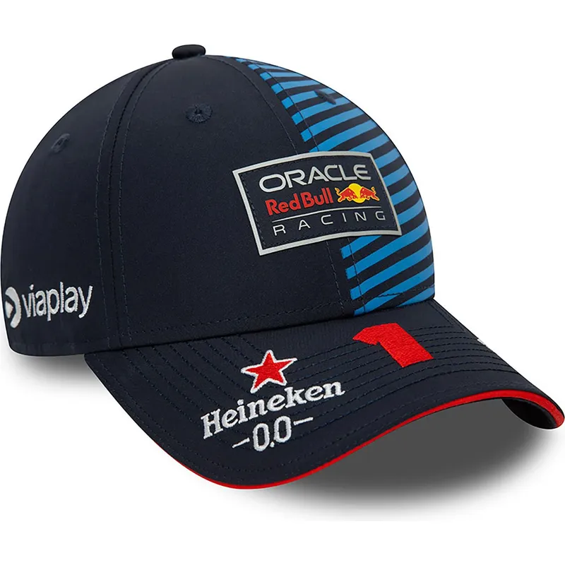 kasketter-buet-marinebla-snapback-max-verstappen-9forty-fra-red-bull-racing-formula-1-af-new-era